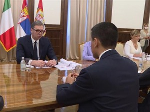 Вучић са Ди Мајом: Висок степен разумевања Србије и Италије