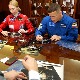 Пошта Србије организовала дружење малишана оболелих од рака са руским космонаутима