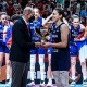 Дочек кошаркашица Србије на платоу испред Старог двора
