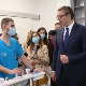 Вучић обишао болницу "Свети Сава", најавио веће плате за здравствене раднике и нова улагања