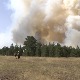 Ватра гута шуму и ниско растиње на Црном врху, литице отежавају гашење