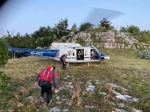 Спасено пет особа за којима се трагало, Никшић због пожара прекривен димом
