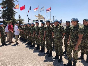Селаковић посетио српске мировњаке на југу Либана