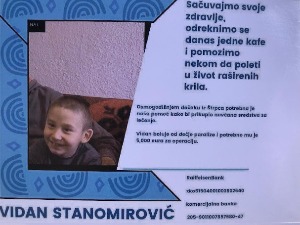 Дечаку Видану из Штрпца потребно 5.000 евра за почетак лечења