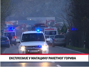 Експлозије у магацину ракетног горива