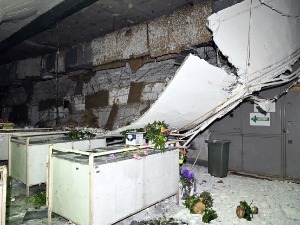 Градске пијаце: У Старом Меркатору обрушила се облога вентилационог канала