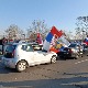 Протестна вожња у Београду у знак подршке руској војној акцији у Украјини