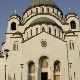 Поноћна Васкршња литургија из крипте Храма Светог Саве